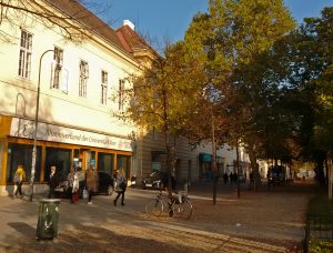 Unser Standort am Campus der Universität Wien (© Alumniverband Universität Wien)
