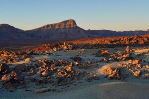 Foto vom Vulkan Teide bei Sonnenaufgang