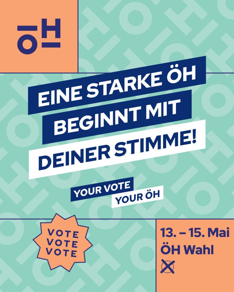 ÖH Wahlaufruf: Eine starke ÖH beginnt mit deiner Stimme!